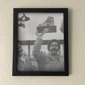 Pablo Escobar Nike Jordan 1 Wall Art